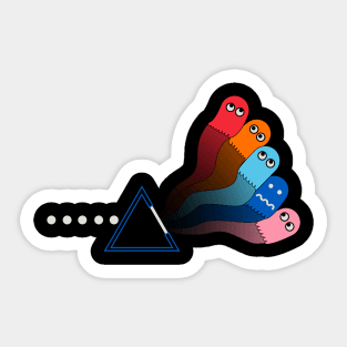 Dark side of the Pac Sticker